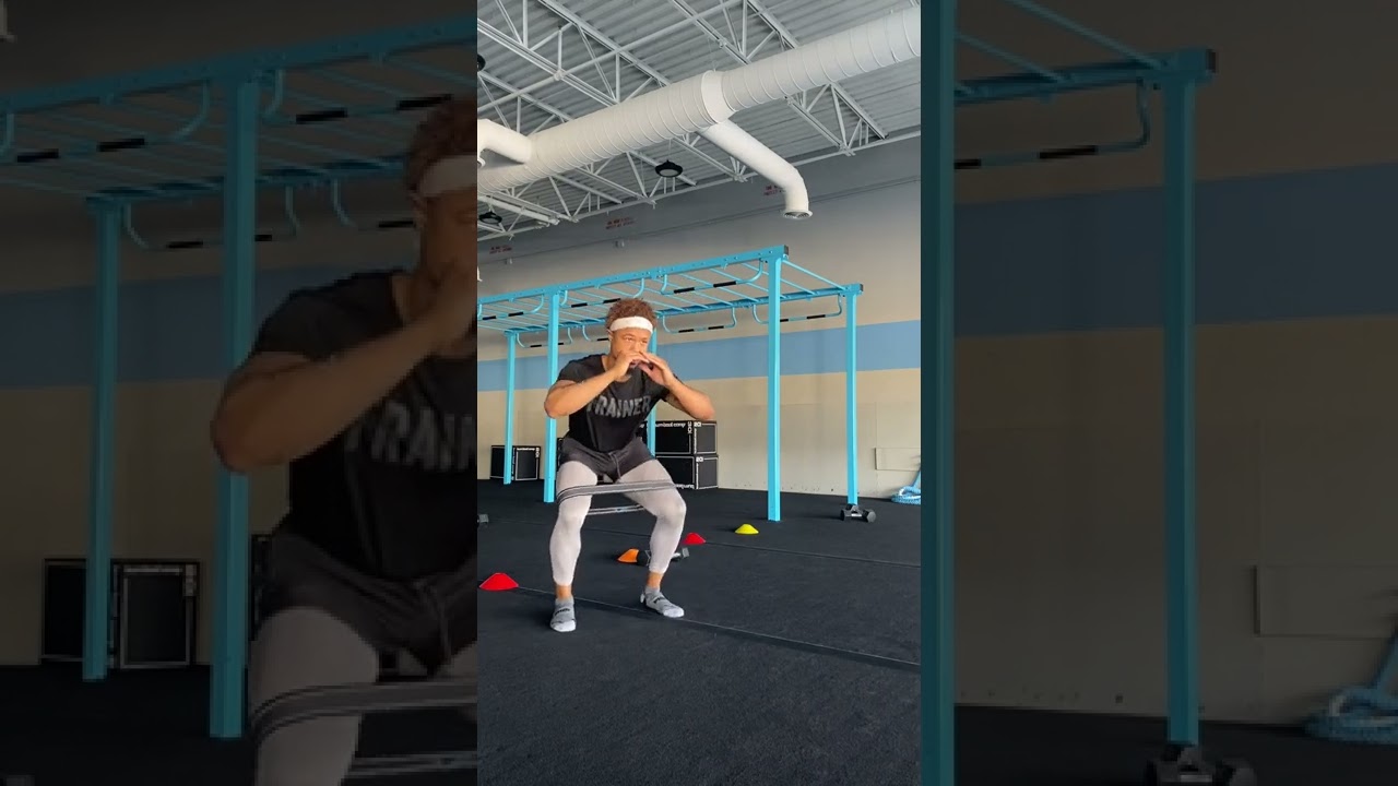 Mini band lateral monster walk