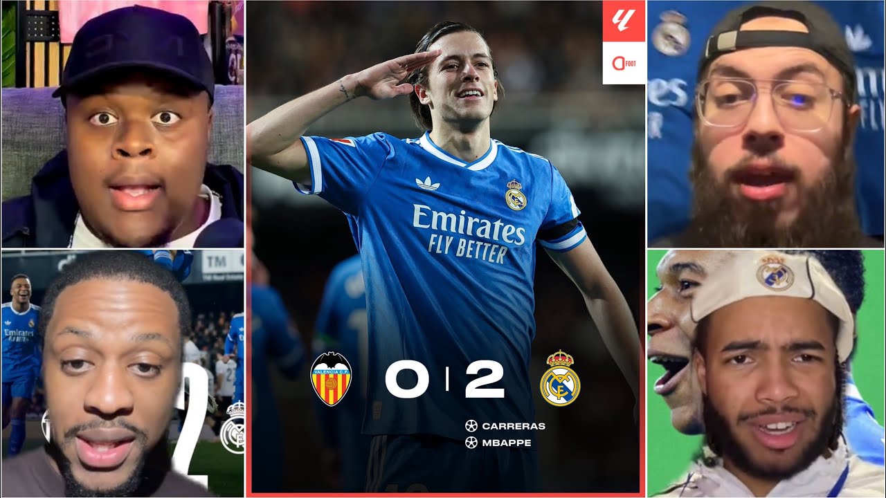 🚨😱LES RÉACTIONS : VALENCE 0-2 REAL MADRID 🤍