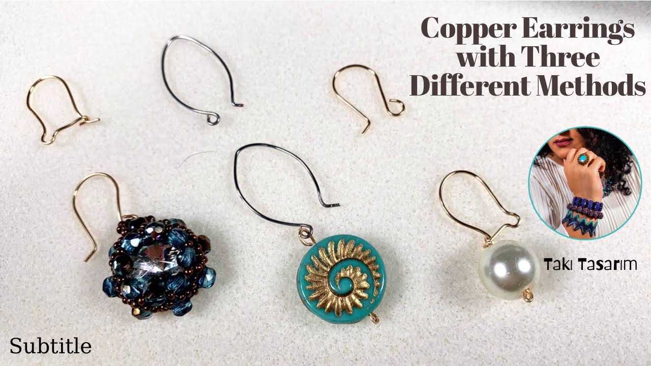 Küpe aparatı yapımı - Üç farklı yöntem ile  küpe aparatını kendin yap - Cobeads