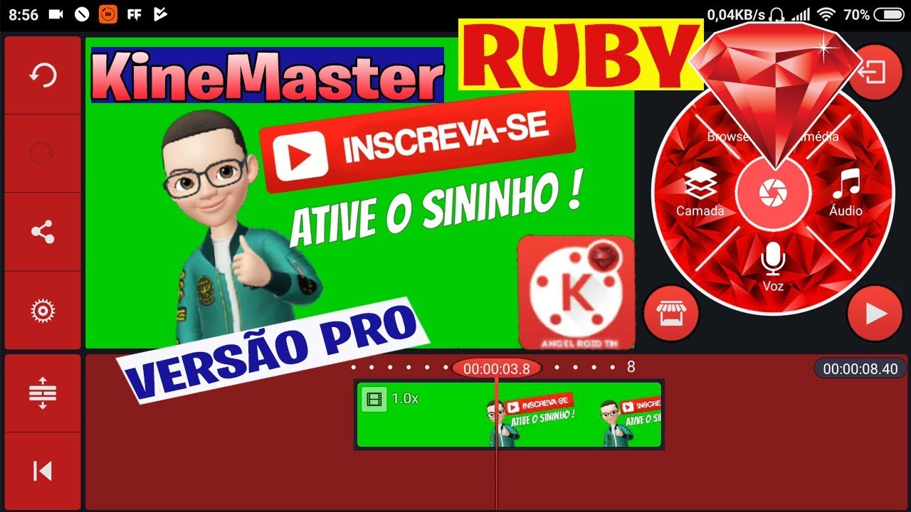 Super Kinemaster Ruby Pro para Celular menos Potente🔥