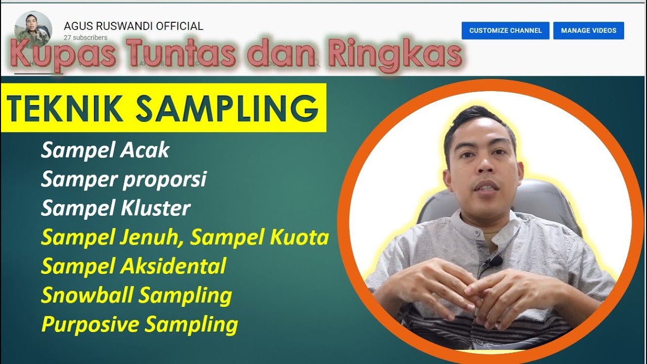 CARA MENENTUKAN POPULASI DAN SAMPEL PENELITIAN