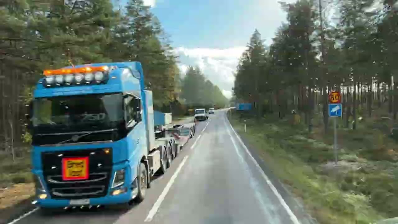 Wybrałem inną trasę. Lasy, jeziora, malownicze krajobrazy. Vlog43 2025 #truck #vlog #truckerlife