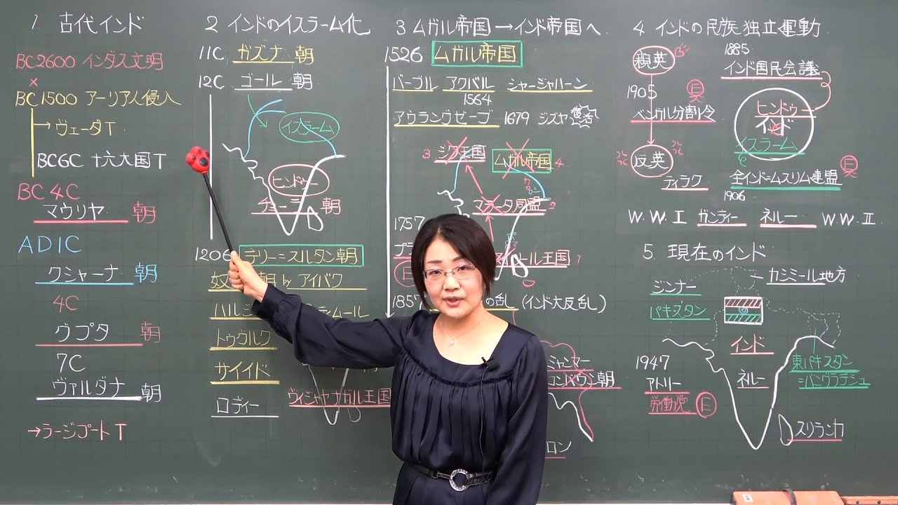 【世界史】古代～現代までのインド史を15分ほどでわかりやすく説明してみた。