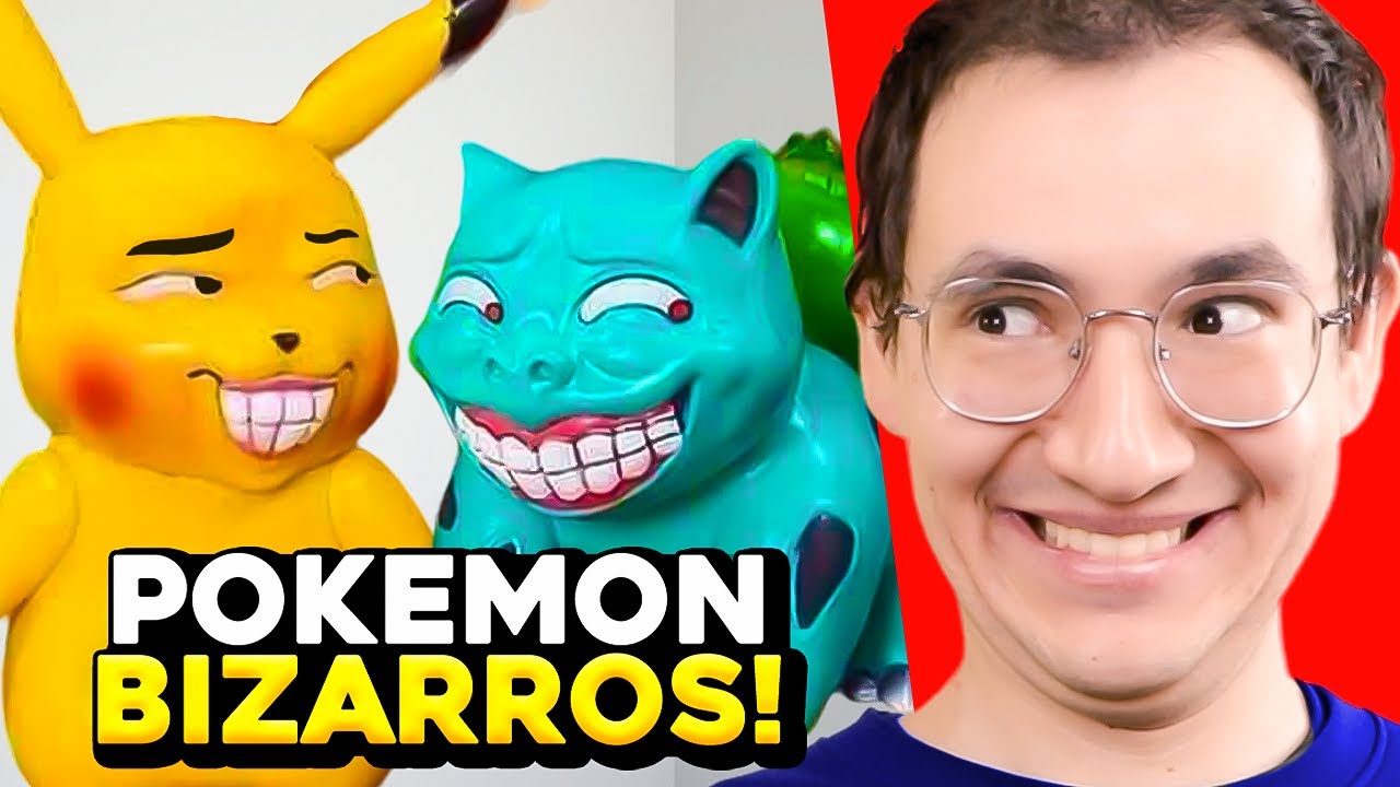 Reagindo aos Brinquedos FALSOS de POKEMONS kkkkkkkkk