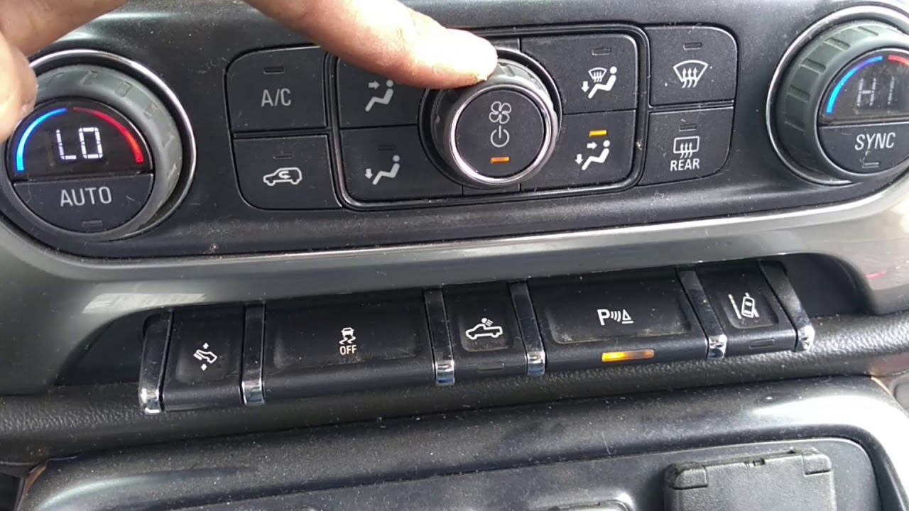 Blower Motor no funciona Chevrolet Silverado 2016