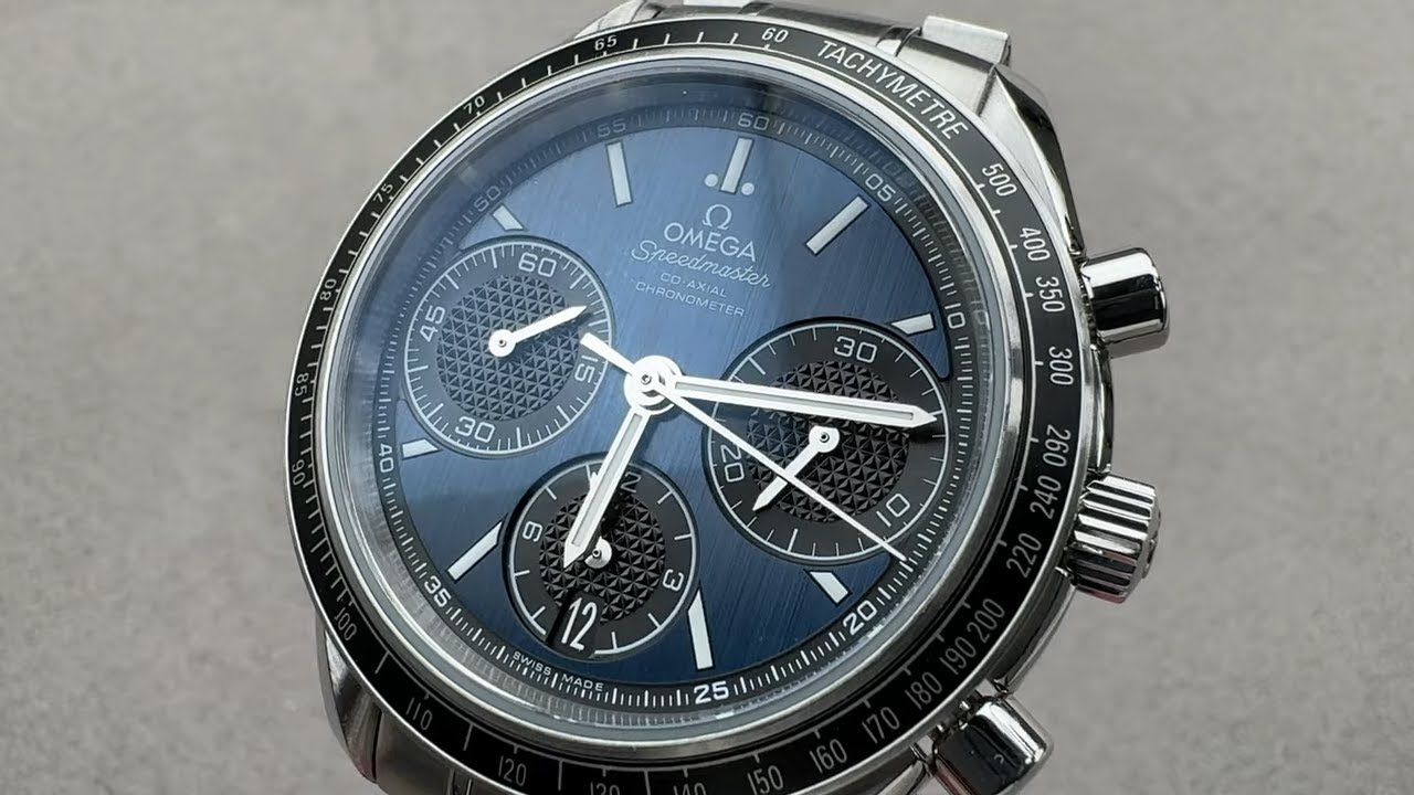 Omega Speedmaster Racing Chronograph 326.30.40.50.03.001- Blue Speedy Hands-On Review