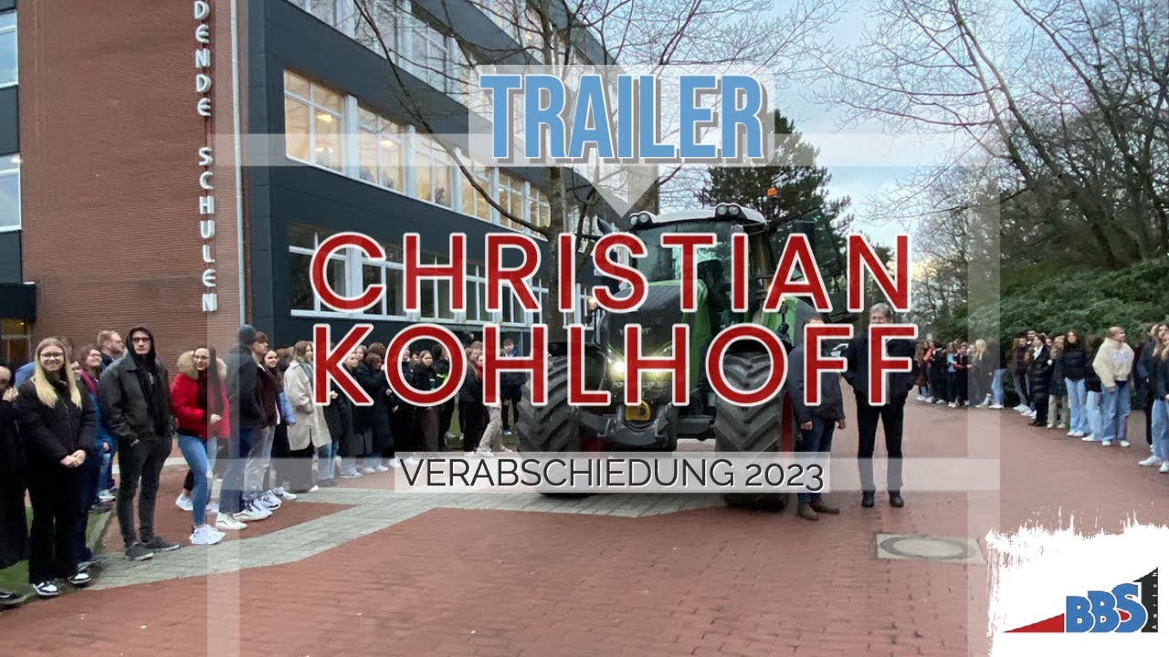 TRAILER 🎬 - Verabschiedung Herr Kohlhoff 2023 –   @BBS1-Aurich ​