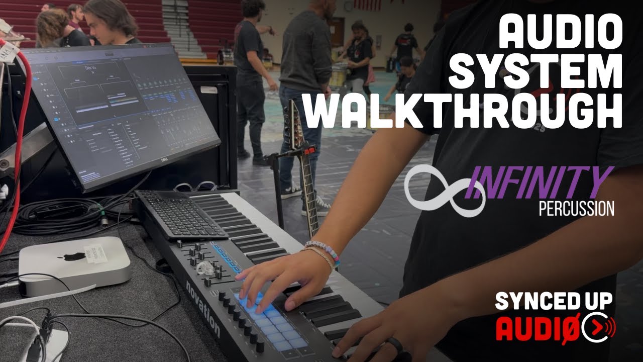 Synced Up Audio System Walkthrough - Infinity Percussion - WGI 2025