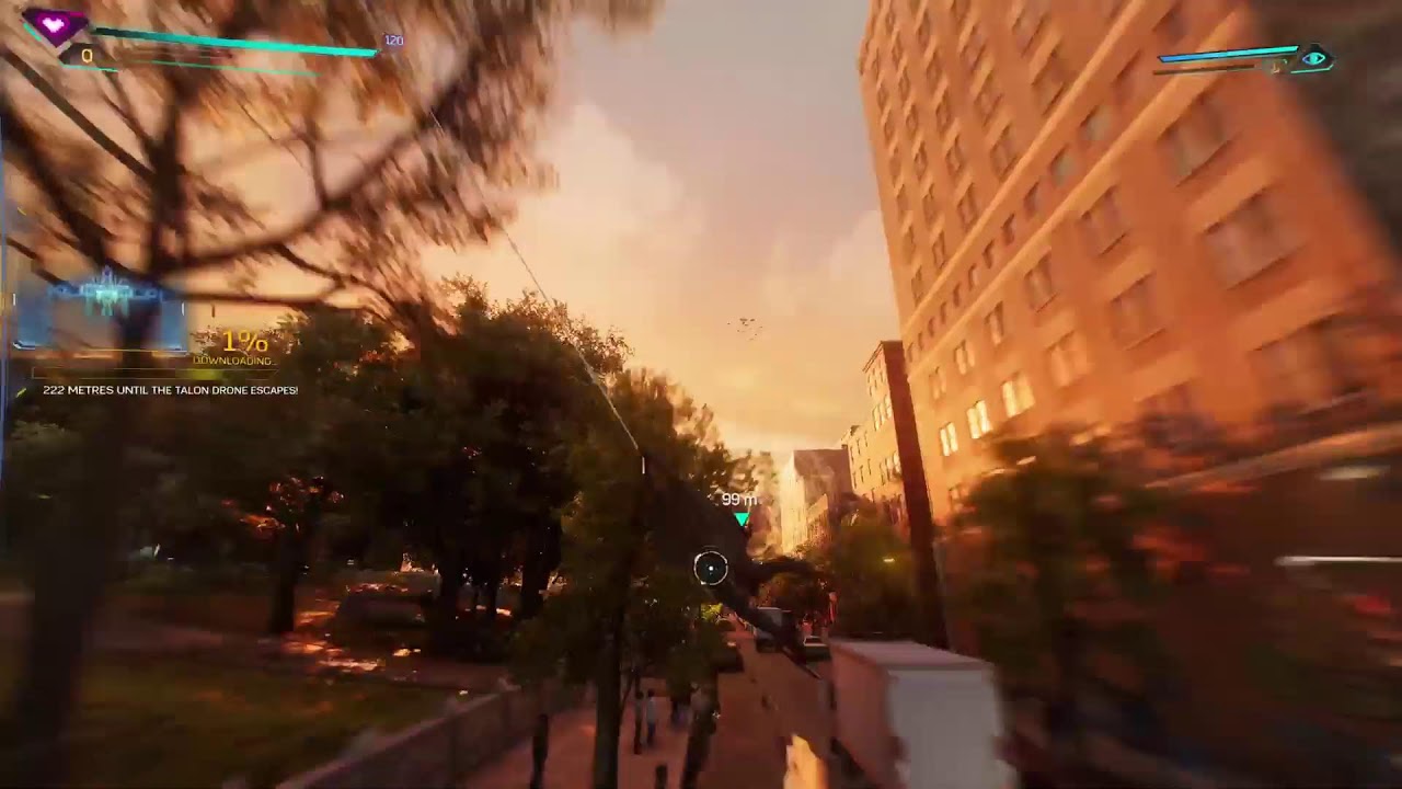 Spider-Man 2 gameplay on PS5