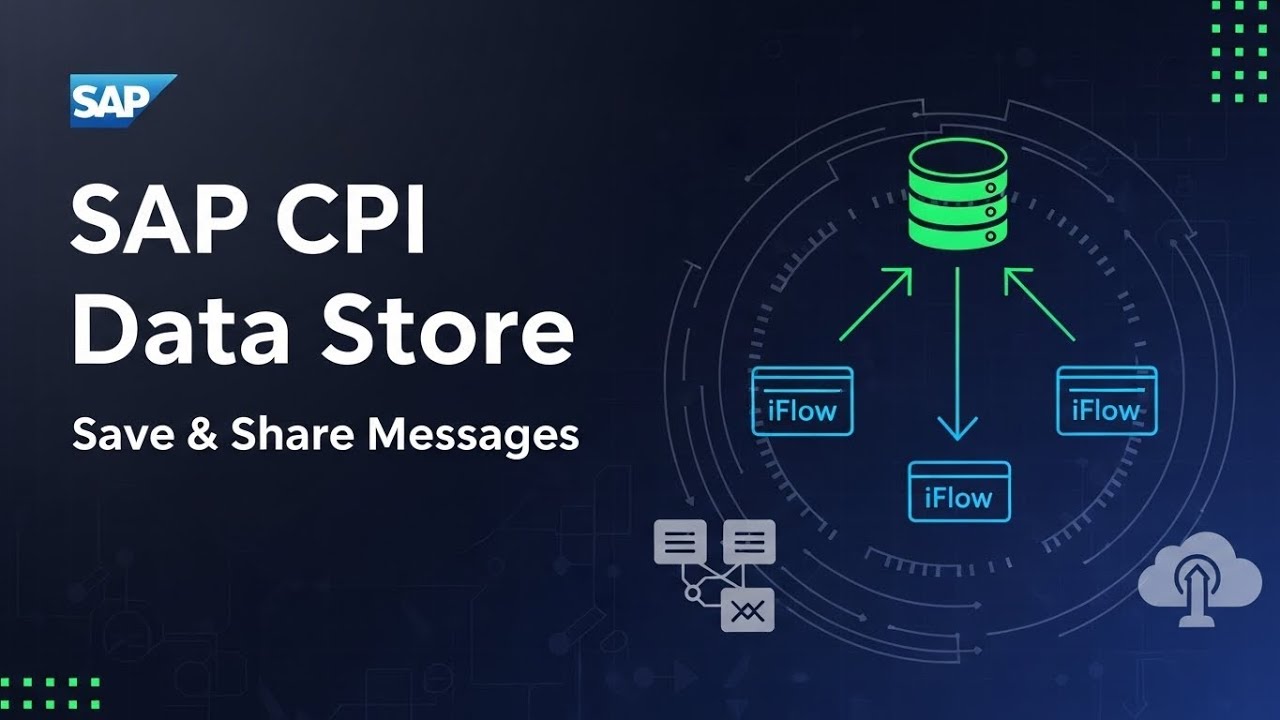 SAP CPI Data Store: Save & Share Messages Across iFlows