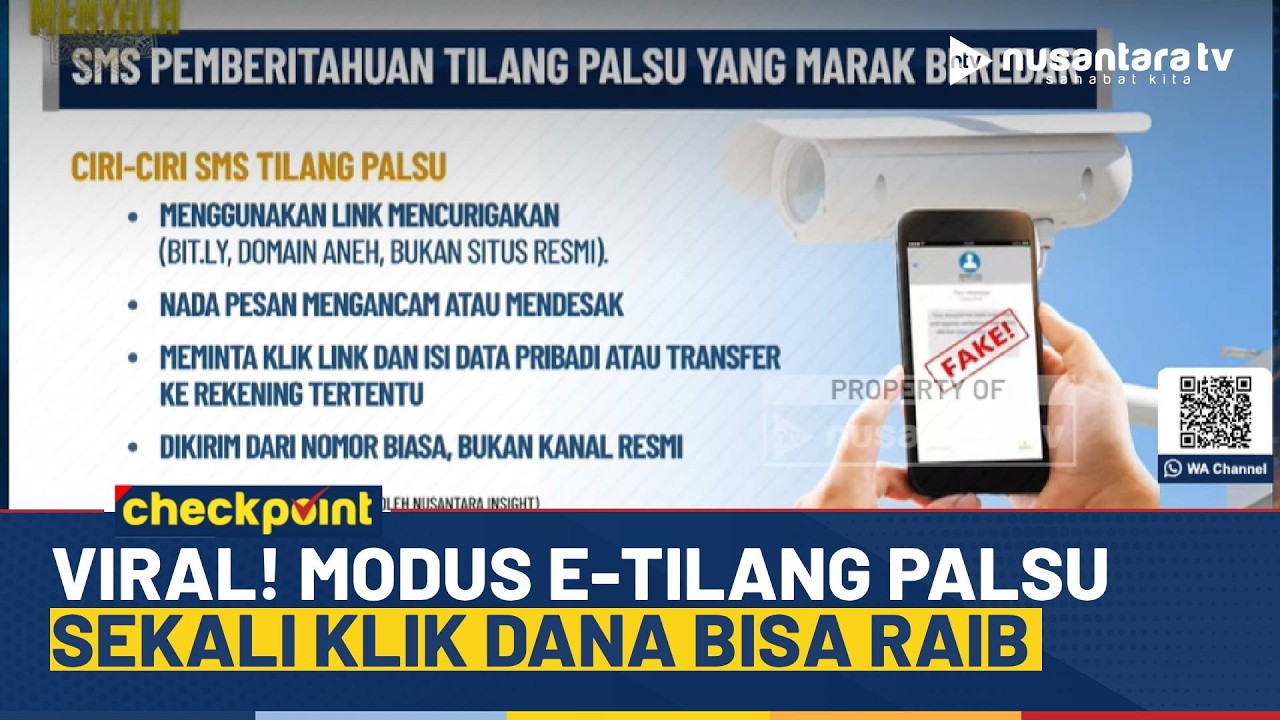 Awas! Link E-Tilang Palsu Mengatasnamakan Kejaksaan Agung, Warga Diminta Waspada | NTV CHECKPOINT