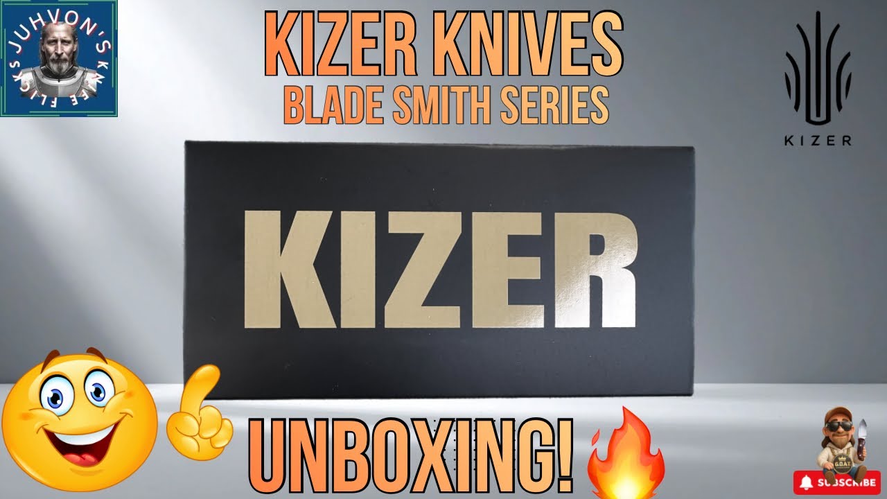 🔥 Kizer Serpentine Unboxing & First Cut — Jonathan Styles Design is INSANELY Slicey! (Elmax)