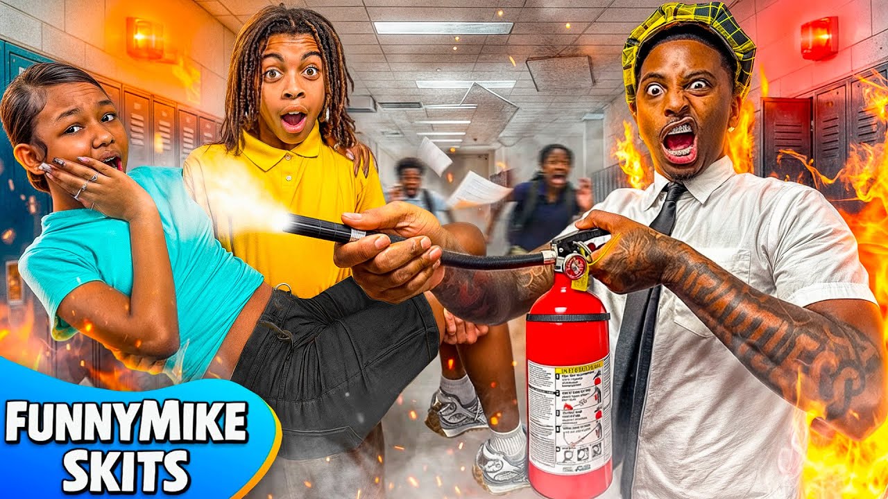 BOY SAVES HIS CRUSH FROM SCHOOL FIRE, What Happens Next Is SHOCKING | FunnyMike