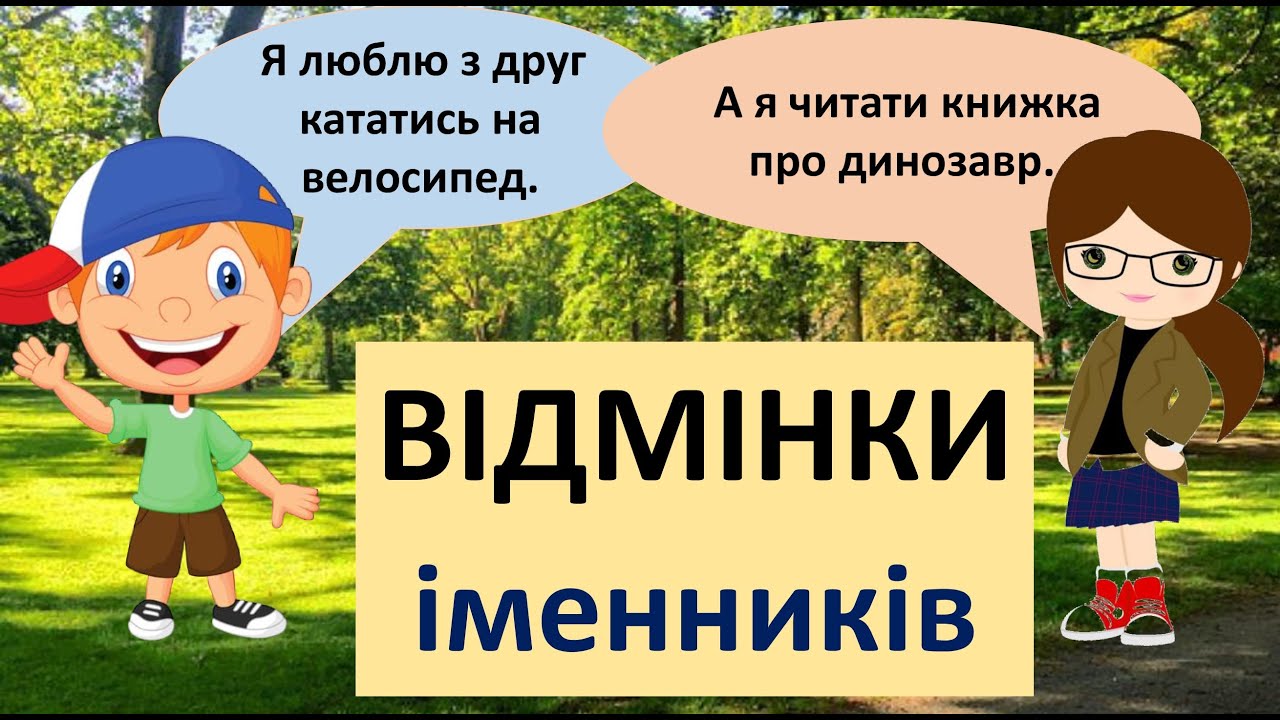 Відмінки іменників: назви, запитання та допоміжні слова
