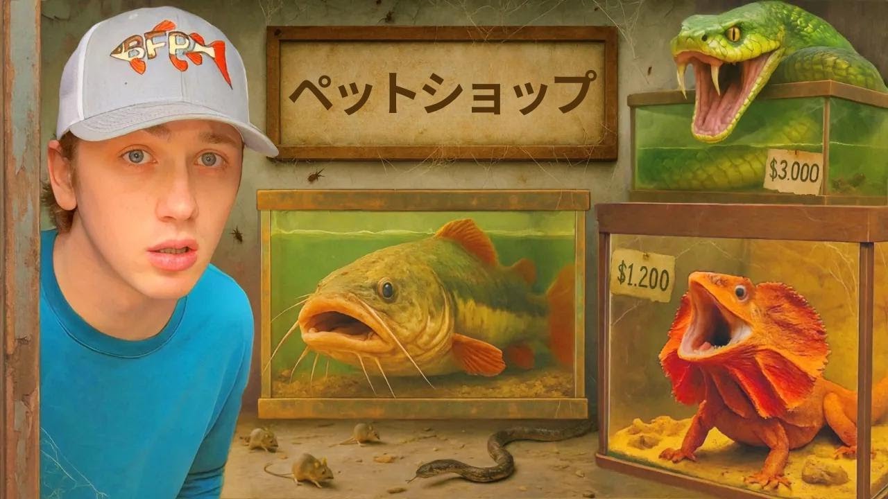捨てられたペットショップを見つけた！