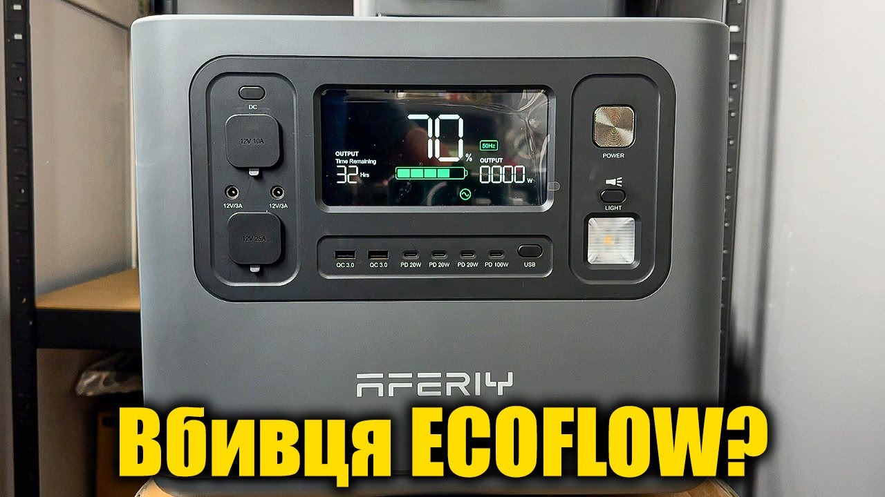⚡Детальний тест і огляд доступної зарядної станції AFERIY P110 D⚡