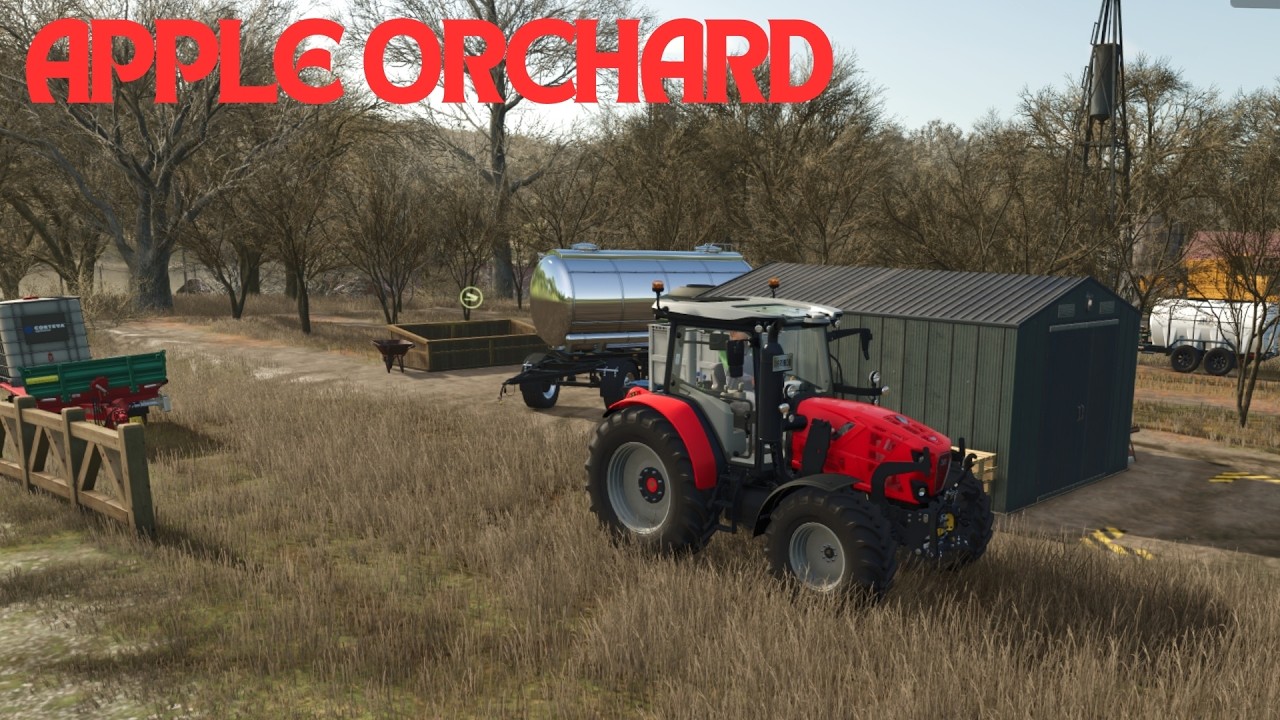 How to do apple farming | How to plant apple orchard in farming simulator 25