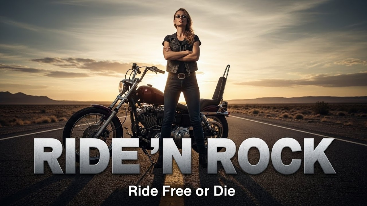 Ride ’N Rock Music 🎧 Steel Horses & Burning Asphalt 🏍️ Loud Guitars 🎸 Rebel Road Sound