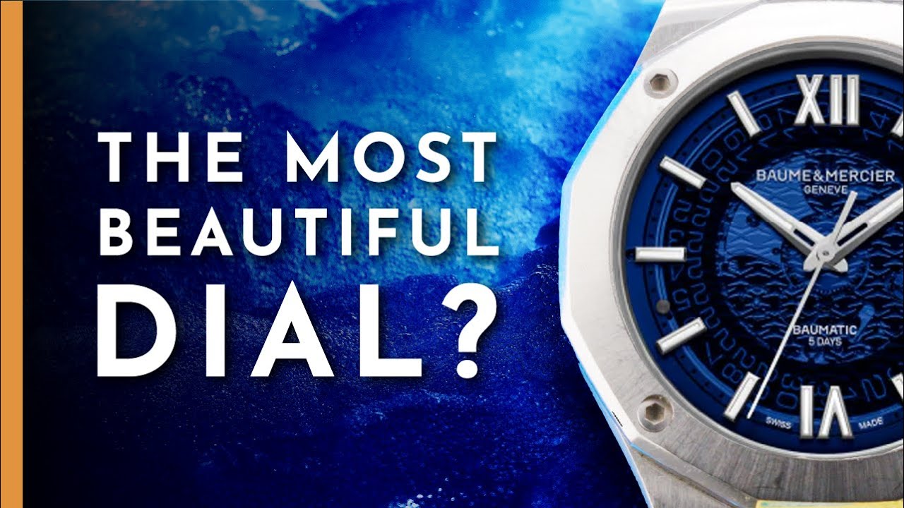 Baume & Mercier Riviera: Циферблат часов, не имеющий аналогов.