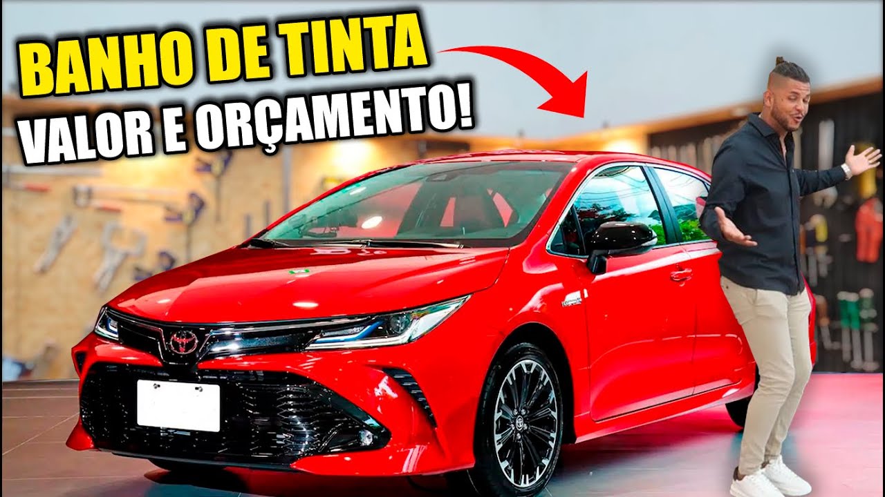 QUANTO CUSTA UM BANHO DE TINTA NO CARRO INTEIRO VALORES E ORÇAMENTOS!