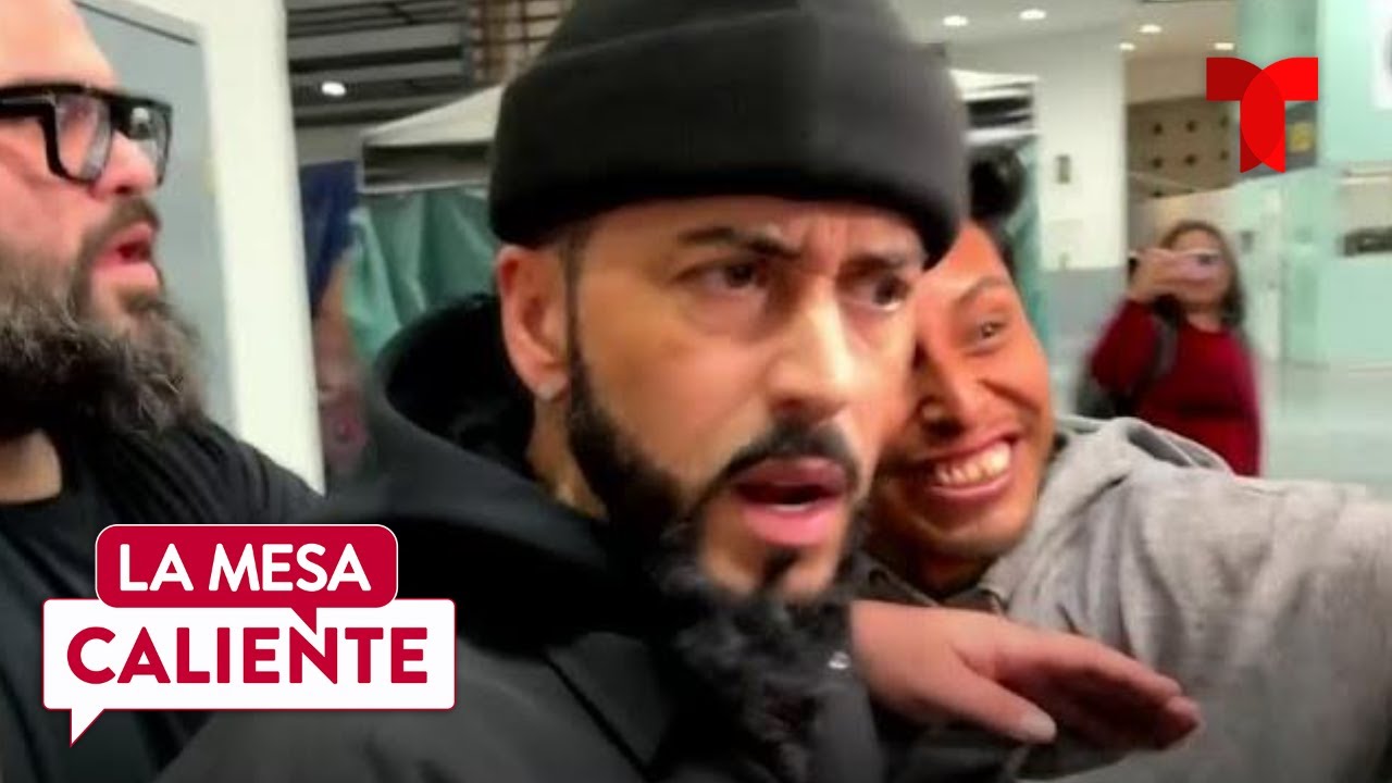 Captan visiblemente molesto a Yandel tras zafarrancho | La Mesa Caliente