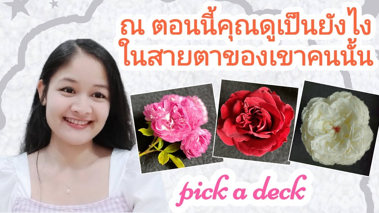 ณ ตอนนี้คุณดูเป็นยังไงในสายตาของเขาคนนั้น🌹pick a deck💒