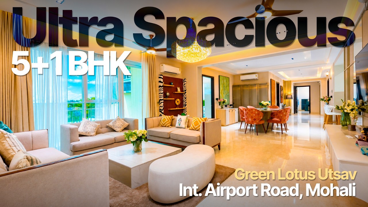 Ultra Spacious 5+1 BHK | Green Lotus Utsav, Adjoining Aerocity | 4.35 Crore