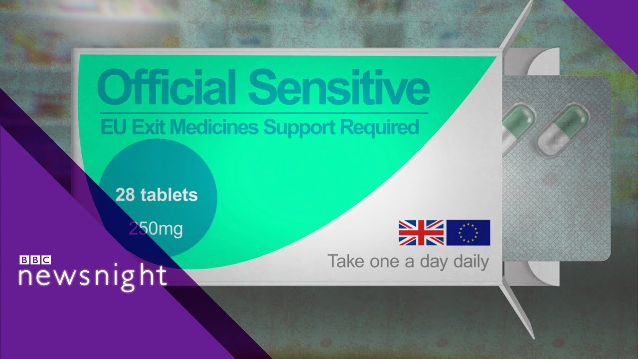 Brexit: Some drugs 'cannot be stockpiled' for no-deal - BBC Newsnight