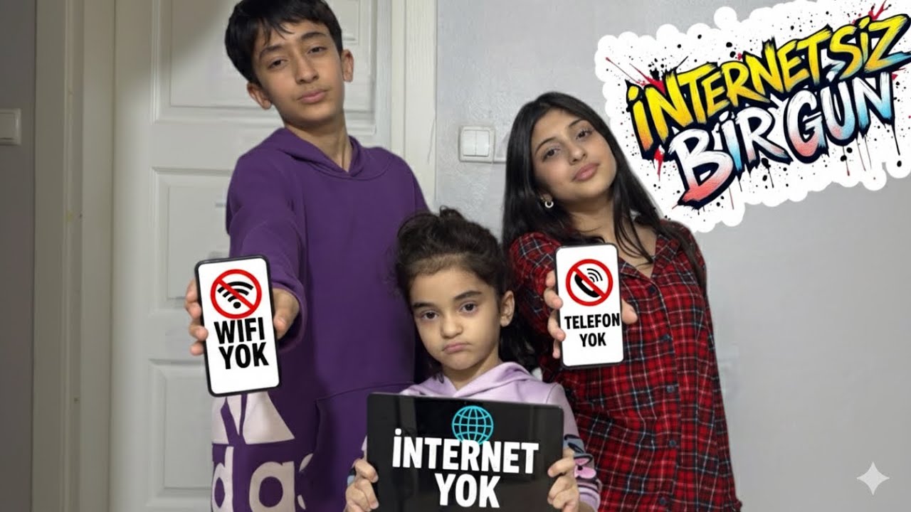 24 Saat İnternetsiz Yaşadık! 📵 Telefonları Topladım | Ailece Çok Eğlendik
