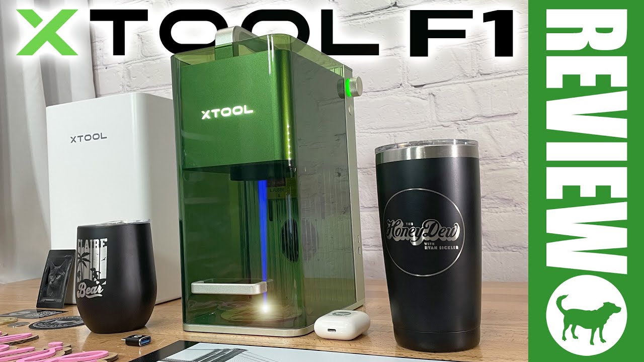 Обзор двухлазерного гравера и резака xTool F1 Galvo | Диод 10 Вт | Инфракрасный лазер 2 Вт |