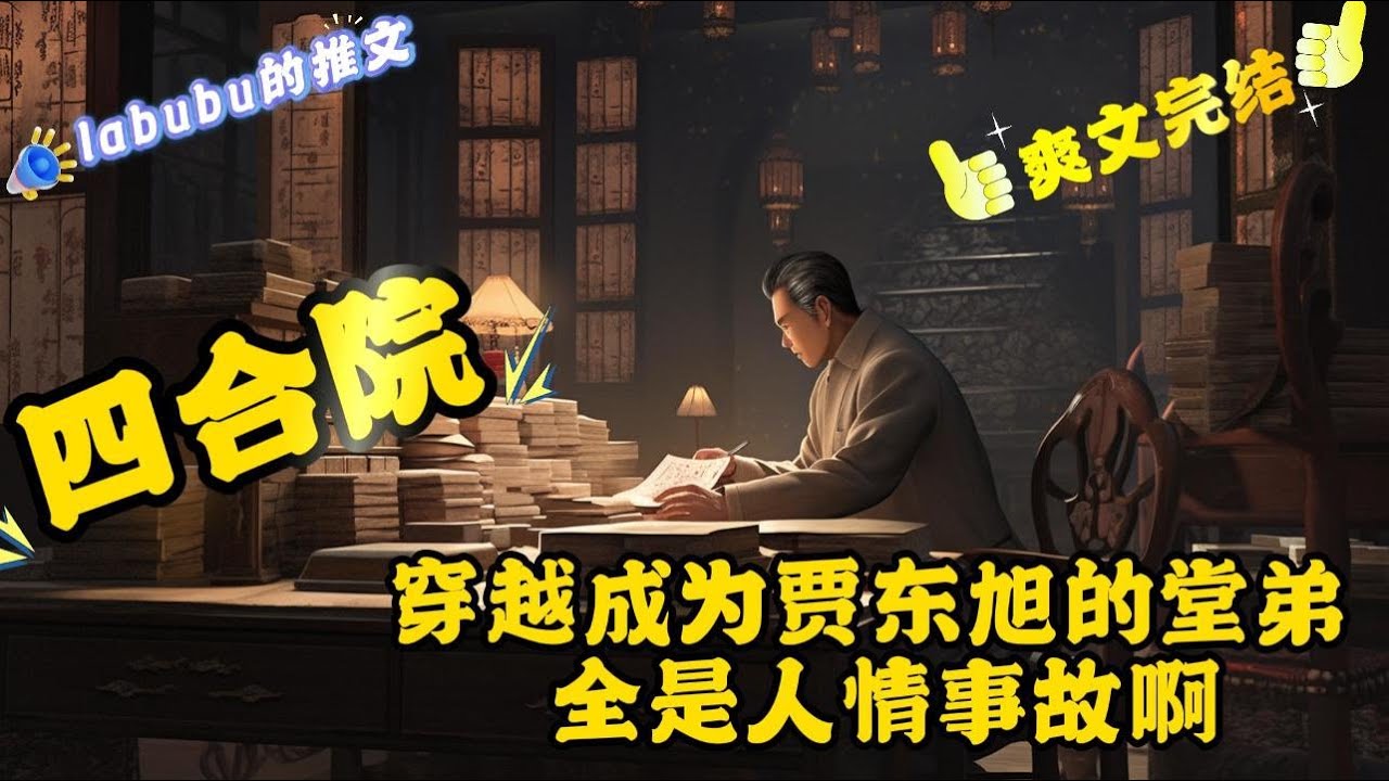 完结《四合院》现代人贾东来穿越到了禽满四合院世界，成为了贾东旭的堂弟。 照顾贾家，帮扶‘困难群众’ 到最后 这是还是那满禽的四合院吗？这是情满四合院啊。。。。#四合院#穿越