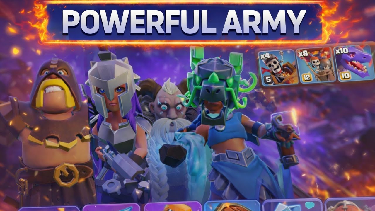 Clash of Clans Upgrades & 3 Star Attack Army – Most Powerful Build! 🔥
