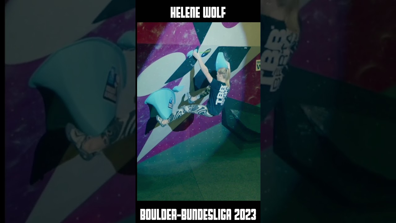 Boulder-Bundesliga 2023, Helene Wolf sealing her victory