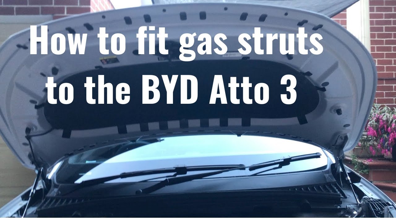 How to fit gas struts to the frunk to the BYD Atto 3