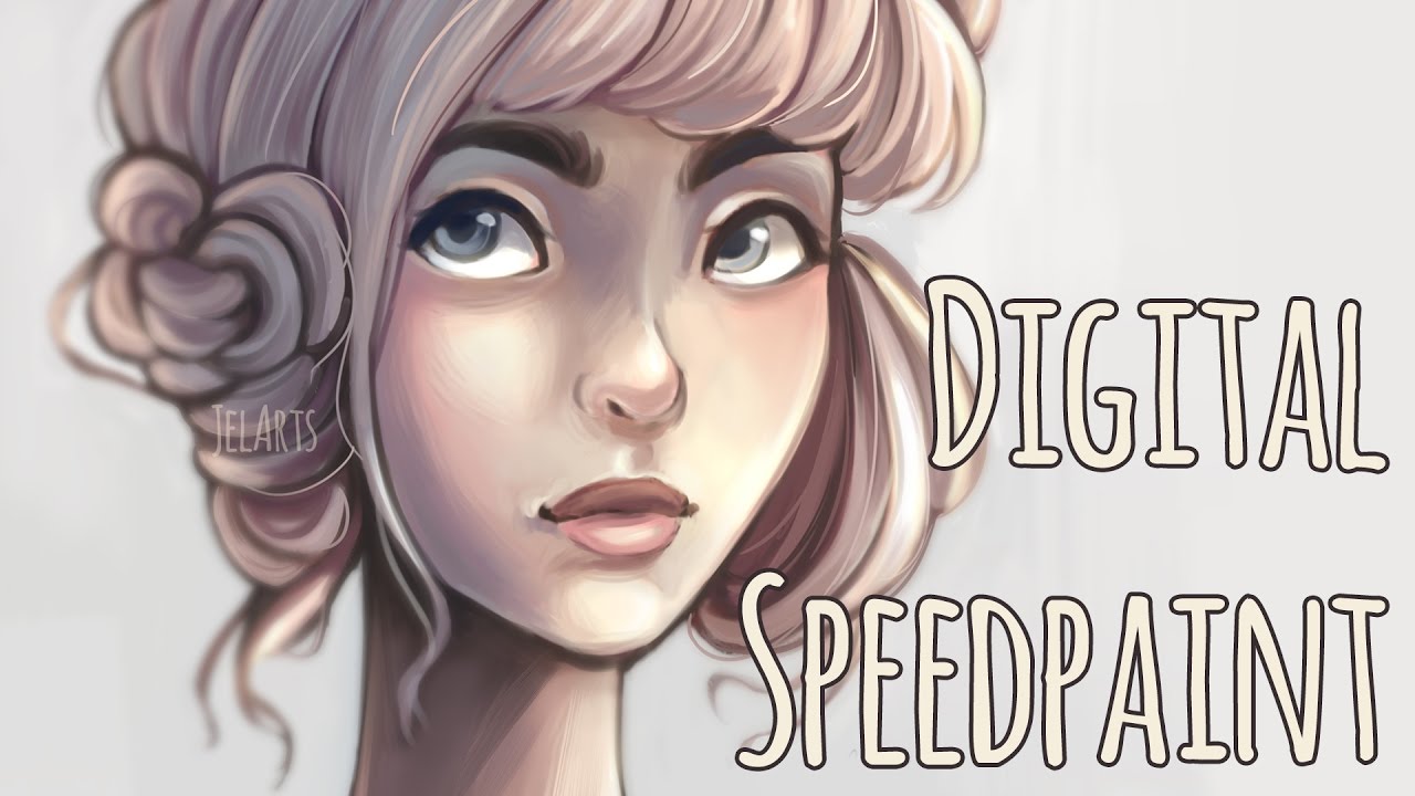 Digital SAI Speedpaint - Rose Hair
