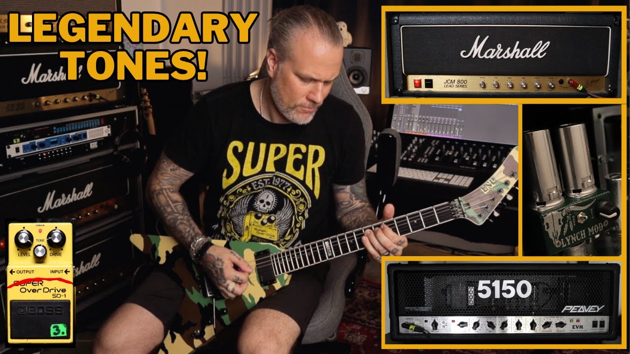 LEGENDARY TONES! | Marshall JCM800 2203, Lynch Mod, Peavey 5150 & BOSS SD-1