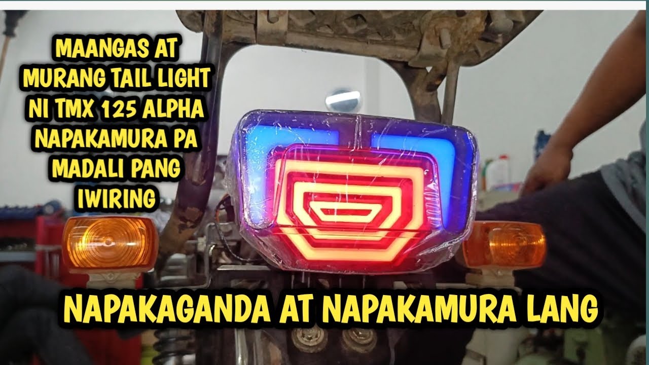 MAANGAS NA TAIL LIGHT AT MURA MADALI PANG IKABIT KAY TMX 125 ALPHA