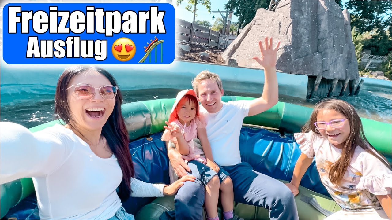 Große Überraschung 😍 Achterbahn fahren im Freizeitpark! Beste Sommerferien mit Familie! Mamiseelen