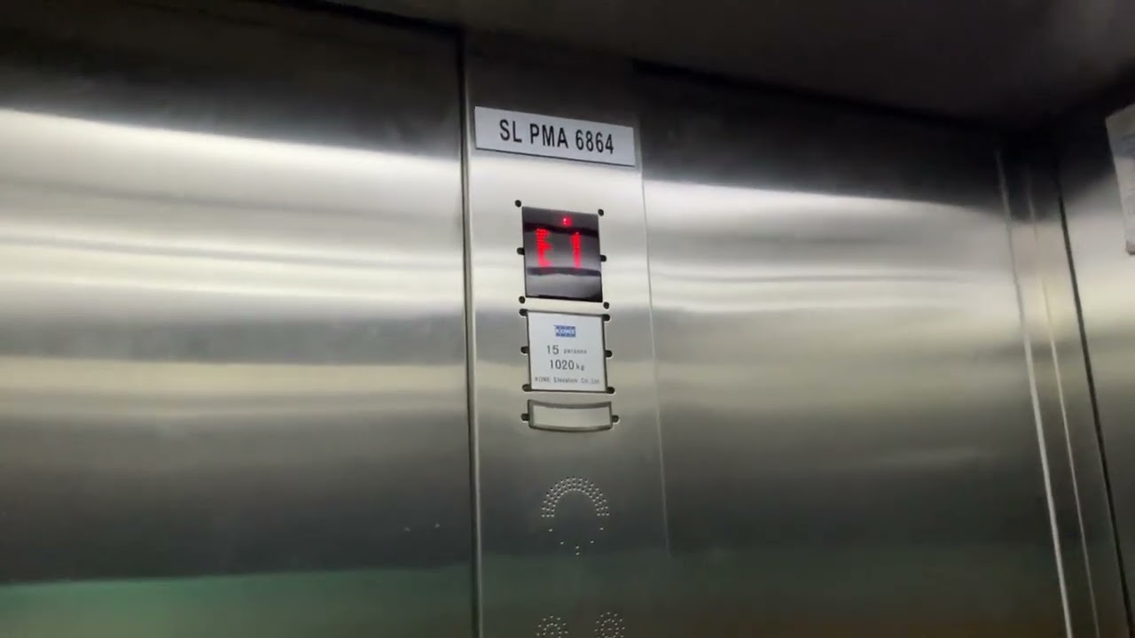 2 KONE Elevators at 1 Utama E, Kuala Lumpur, Malaysia. (Near hotel)