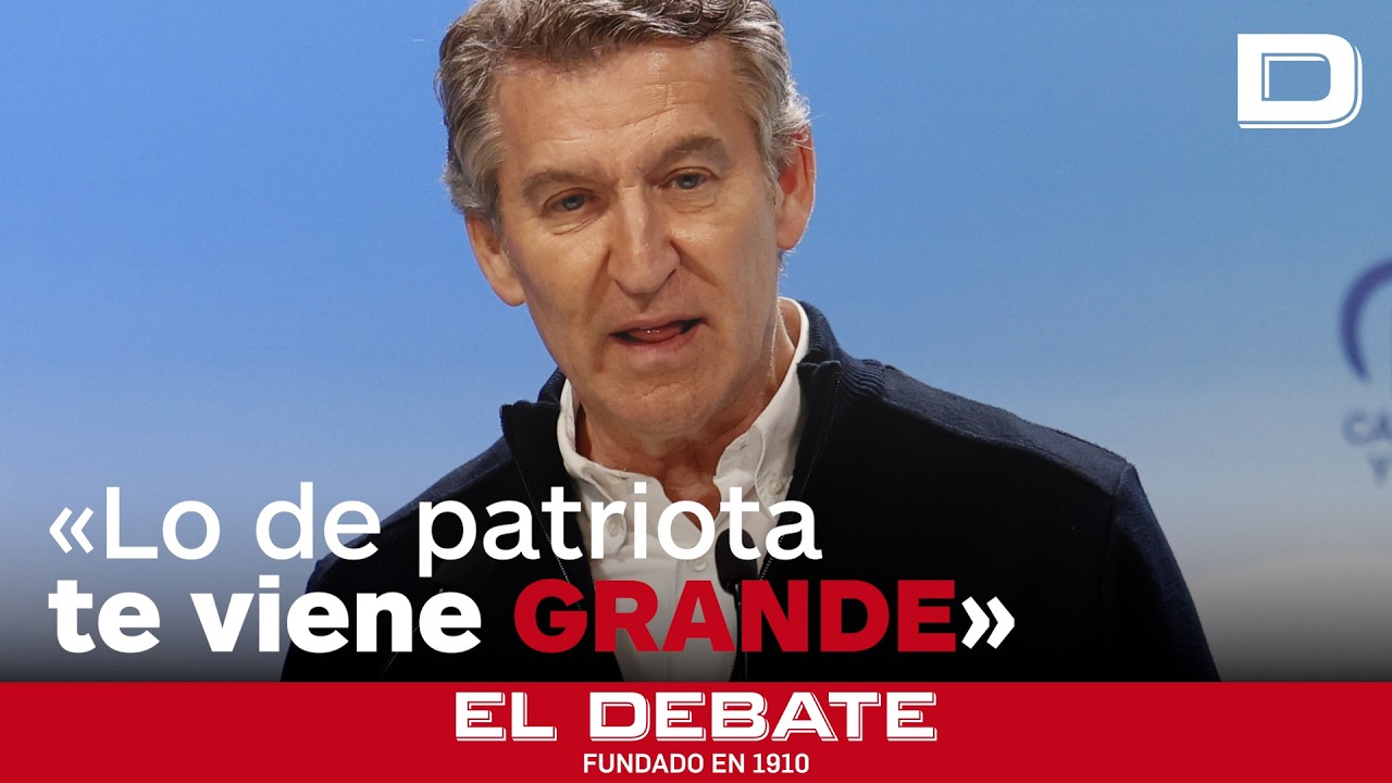 Las pullas de Feijóo a Abascal en la recta final de la campaña: «Esto de patriota te viene grande»