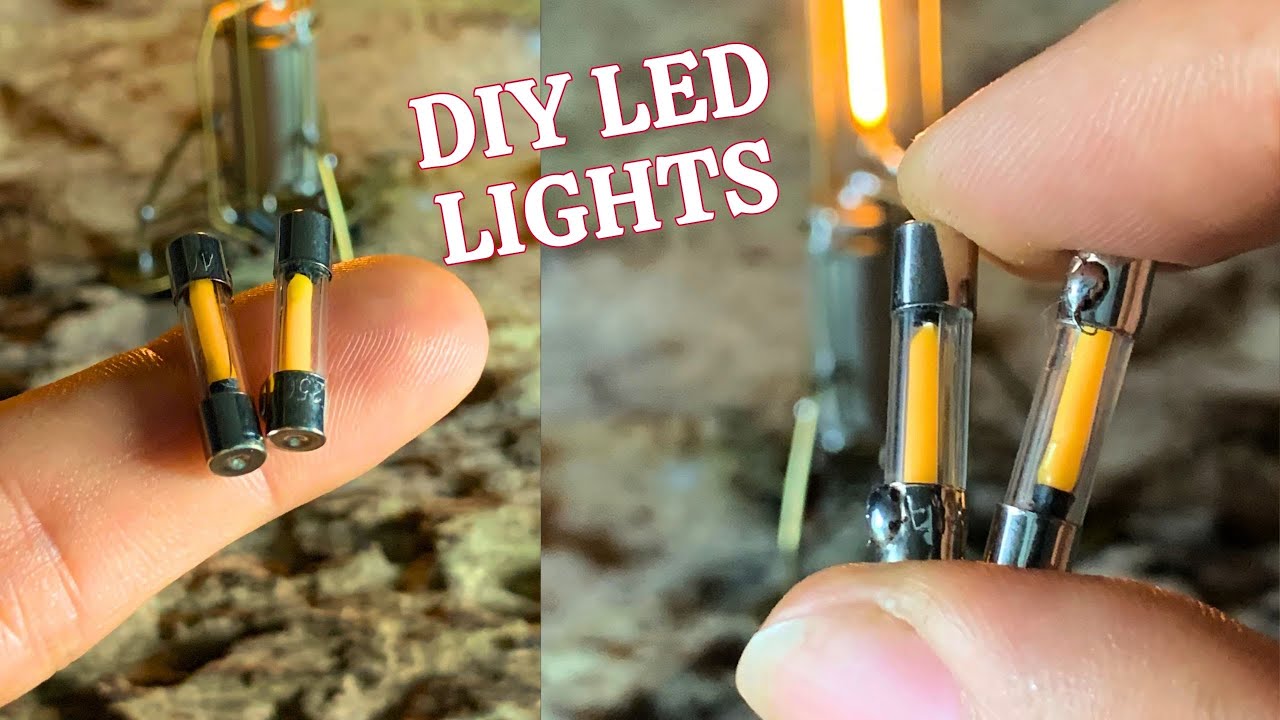 [Satisfying] DIY LED Light from Simple Glass Fuse | Insect Lamp Model Decor &ndash; It Works! #1