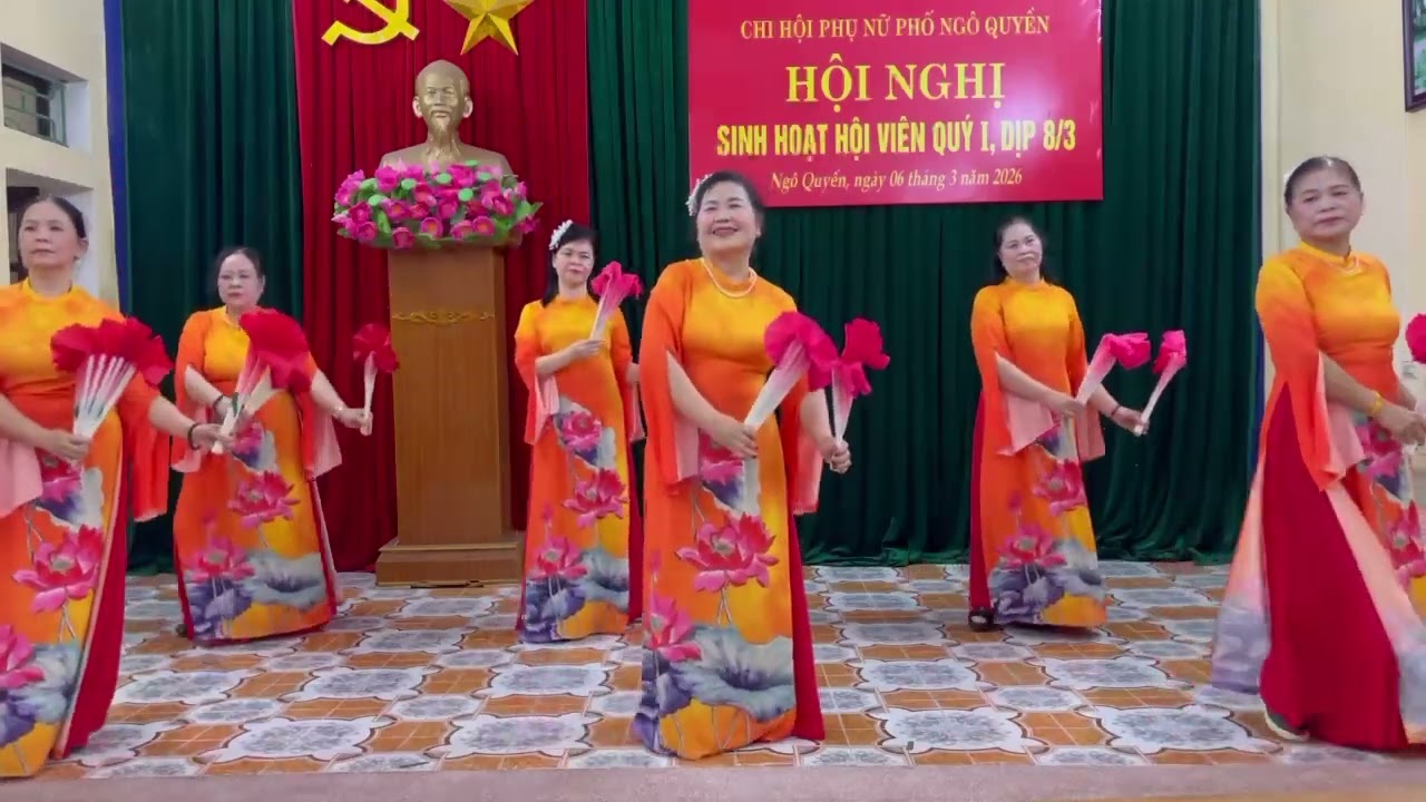 C.L.B.V.N.Ngô Quyền múa về phụ nữ 8/3/2026 tỉnh Ninh Bình