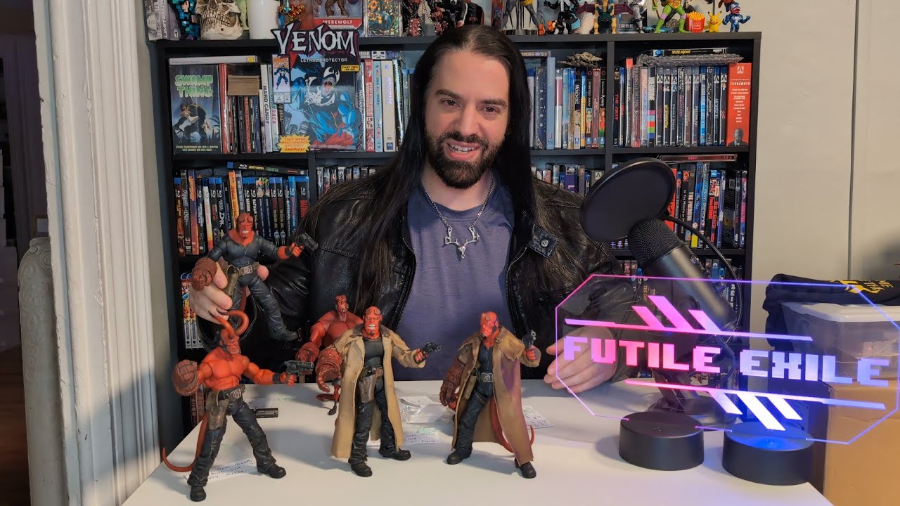 Hellboy Action Figure Collection Showcase - Mezco Ron Perlman Movie Era 2004-2009
