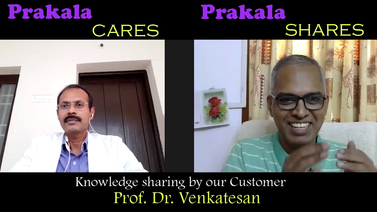 ப்ரகலா வாடிக்கையாளர் Dr. வெங்கடேசனுடன் ஒரு உரையாடல் - சர்க்கரை வியாதியைப் போக்க பேலியோ டயட்!
