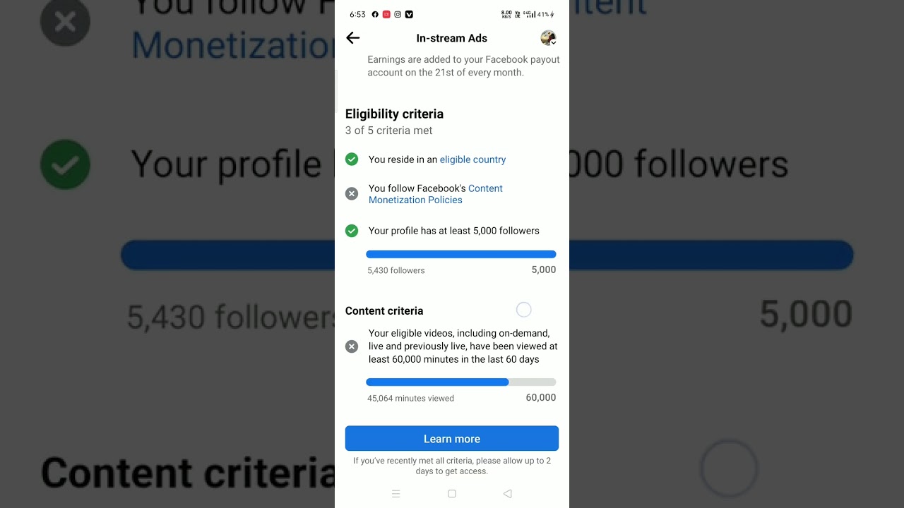 fbmonitization eligibility criteria problem #facebookmonitization #monitization #shorts #eligibility