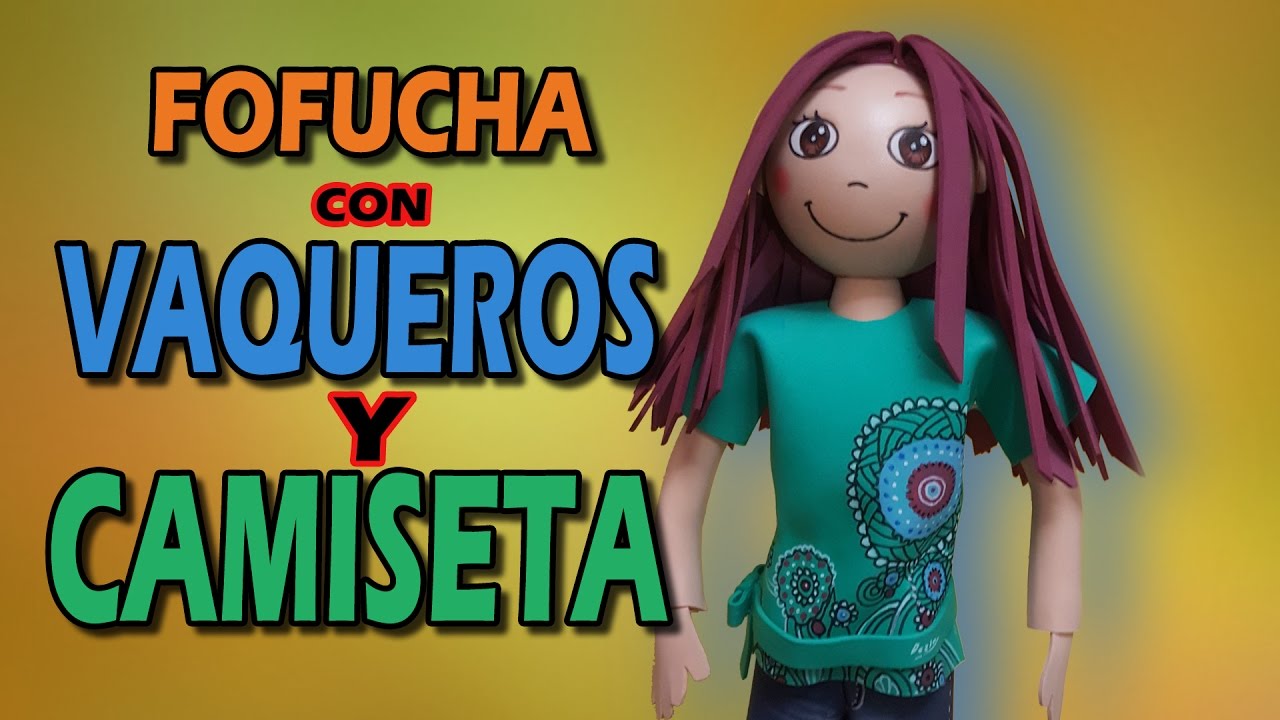 Fofucha con vaquero y camiseta