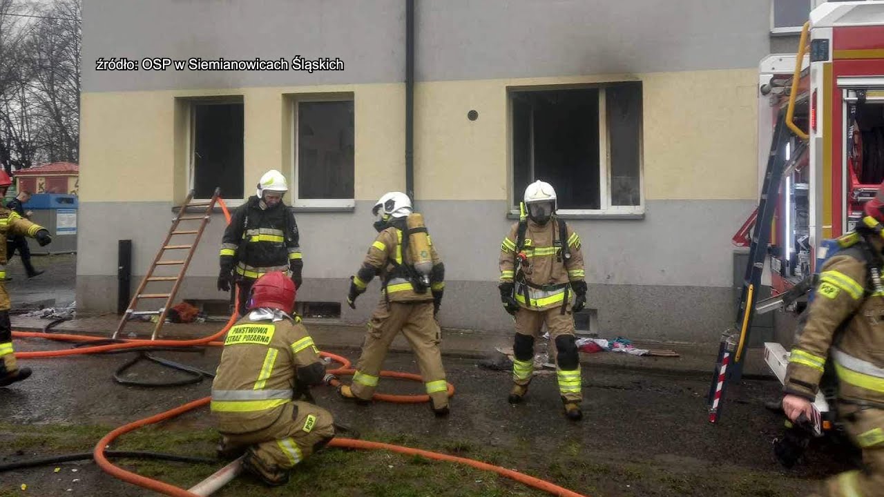 4-latek zginął w pożarze w Siemianowicach Śląskich 06.02.2024