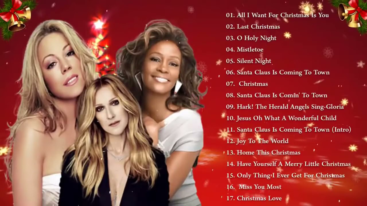 Whitney Houston, Mariah Carey, Celine Dion Julemusikk 2021 ❅ Beste julesanger noensinne