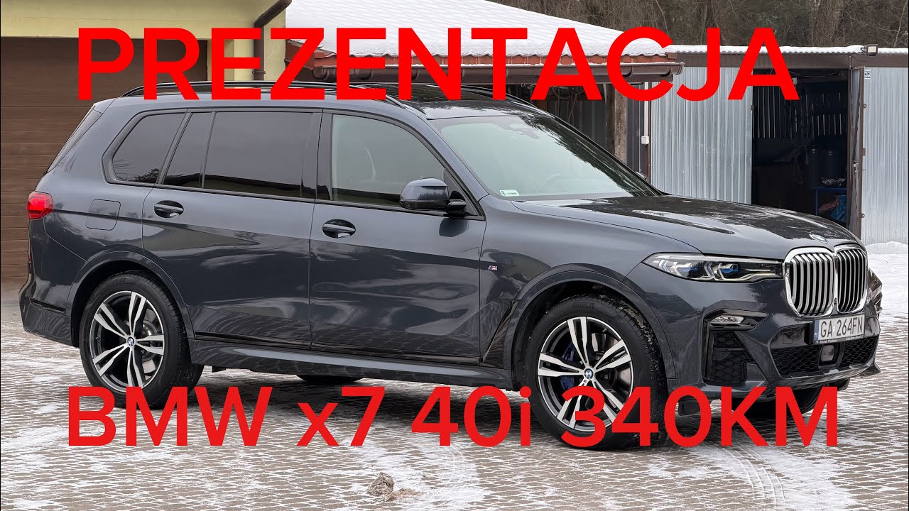 Prezentacja BMW x7 40i 340KM. Sprzedam BMW x7 40i 340KM Salon PL FV VAT23% Perfekt 