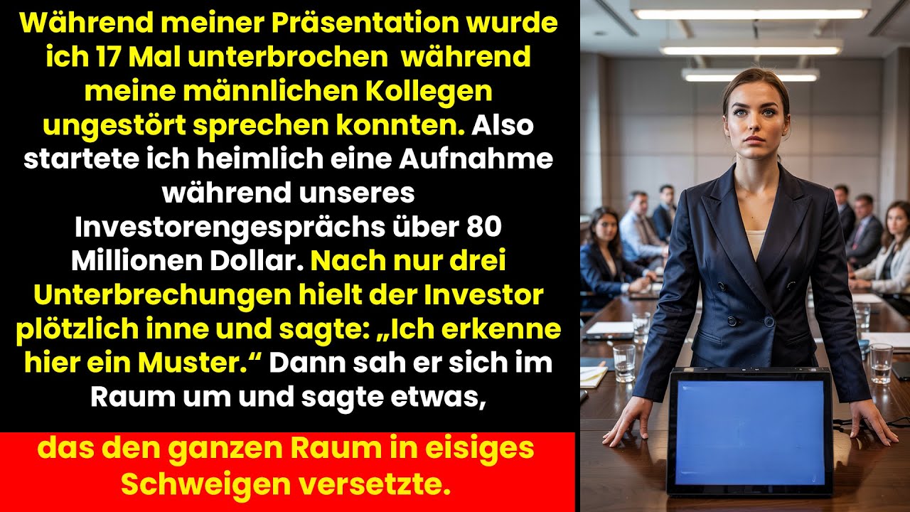 Ich wurde 17 Mal unterbrochen – doch beim $80M-Call entlarvte der Investor das wahre Problem.